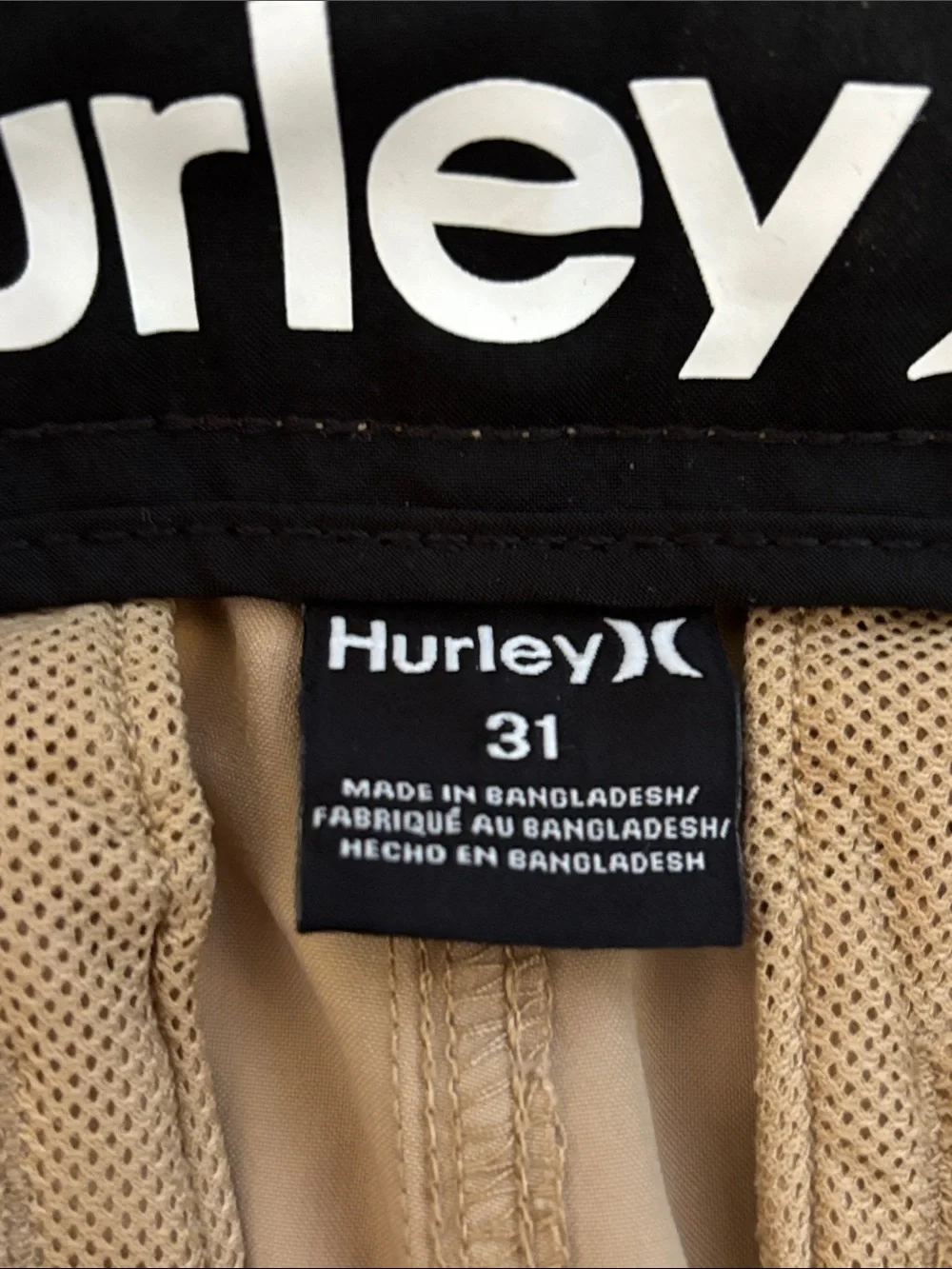 Hurley Hybrid Board Shorts Size 31